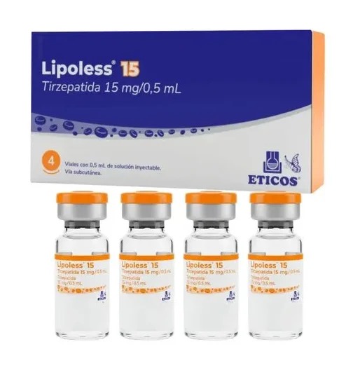 Lipoless 4 Ampolas 15mg