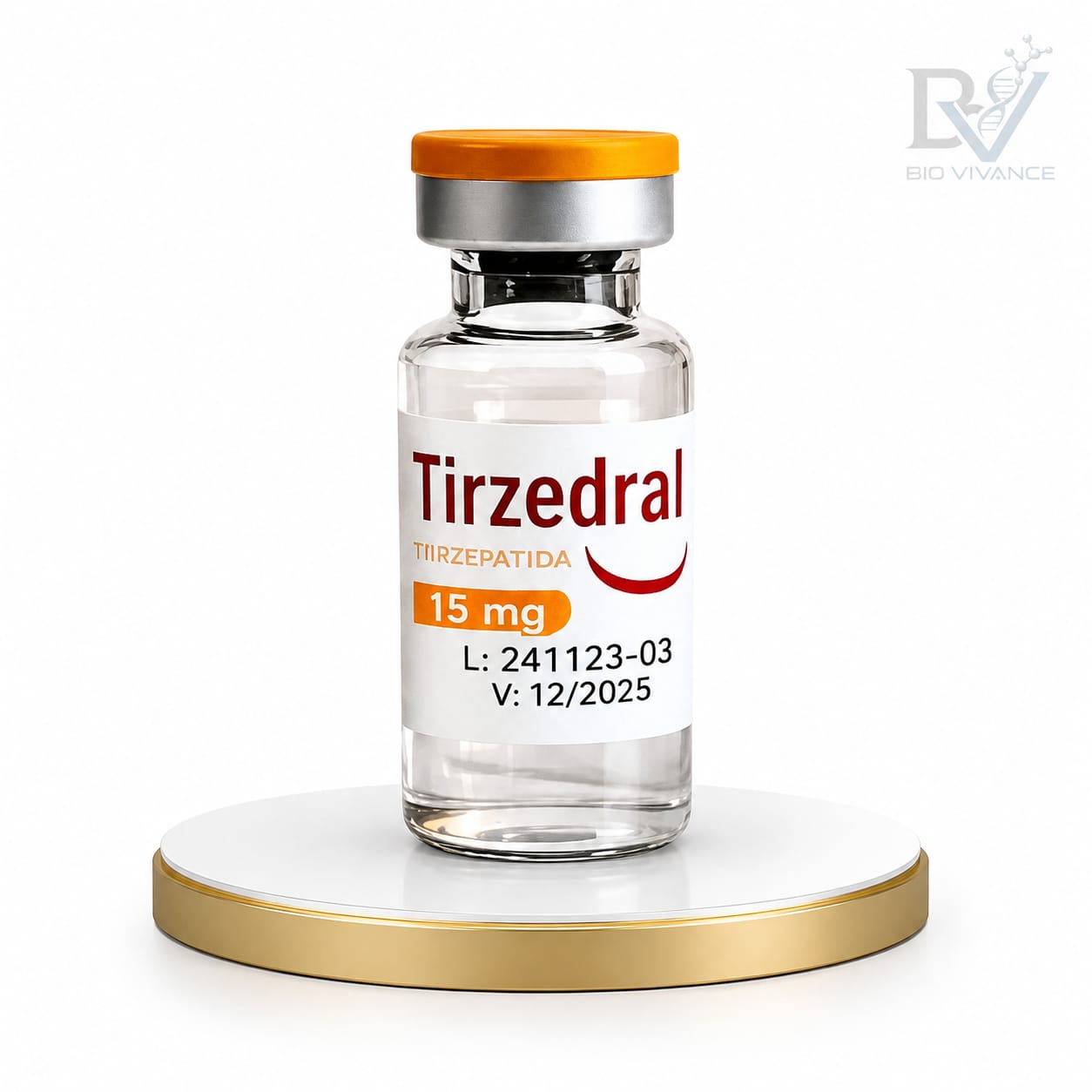 Tirzedral 4 Ampolas 15mg